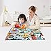 Wooden Puzzles for Toddler 3 Year Old Boys and Girls, 24 Piece Floor Puzzles for Kids