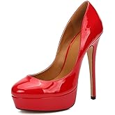 MAIERNISI JESSI Unisex Men's Women's Platform Pumps, Stiletto High Heels, Party Dress Shoes