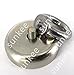 SUNKEE 3pcs Magnetic Hook,40 Pound Round Base Magnet Fastener with Eyebolt Chrome Plate ,Neodymium Iron Boron Magnet With Circular Rings For Salvage,1.26