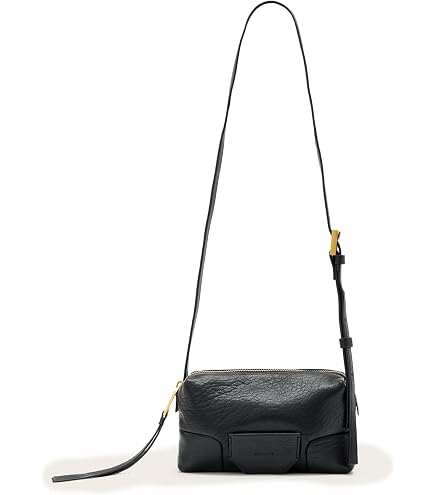 S☆ Amazon.com: AllSaints Vega Panel Min Shldr W556XD Black One Size