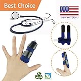 Finger Splint, Trigger Finger, Mallet Finger Splints, Finger Support Brace, Finger Immobilizer, Adjustable with Built-in Aluminium Support for Finger Joint Pain, Finger Arthritis
