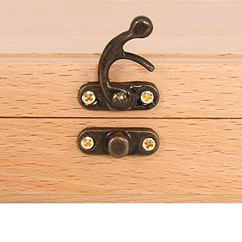 3 Looneng+Wooden+Hinged+Craft+Storage