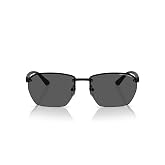 Armani Exchange mens Ax2048s Rectangular Sunglasses
