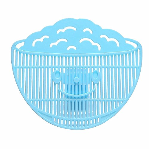 GOOTRADES Kitchen Smile Clip-grain Rice Washing Tools Drainer Fruit Vegetable Grain Debris Filter (Blue)