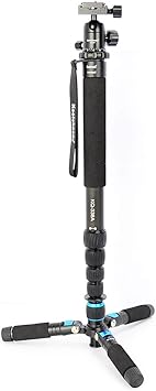 Amazon Com Koolehaoda Portable Monopod And Mini Tripod Kit Ball Head Compact Travel H50 Kq338a Camera Photo