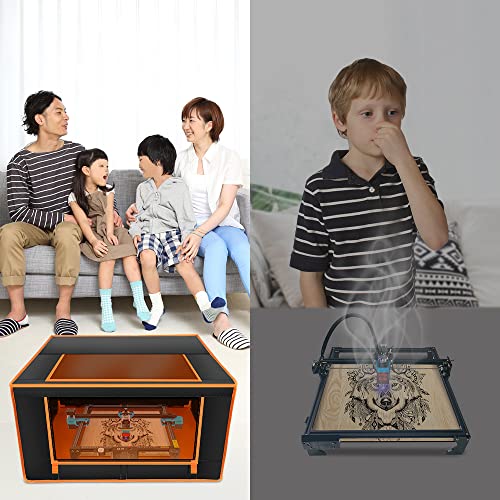 Laser Engraver Enclosure With Vent, Fireproof And Dustproof Protective Cover For Most Laser Engraving Machine, Insulates Against Smoke And