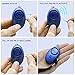 Xinyinuo 2 Pack Blue UV Coated Mini Loud Personal Staff Panic Rape Attack Safety Security keyring keychain Alarm with Torch 140DB (blue)