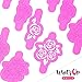 Whats Up Nails - Roses Nail Stencils Stickers Vinyls for Nail Art Design (1 Sheet, 20 Stencils)