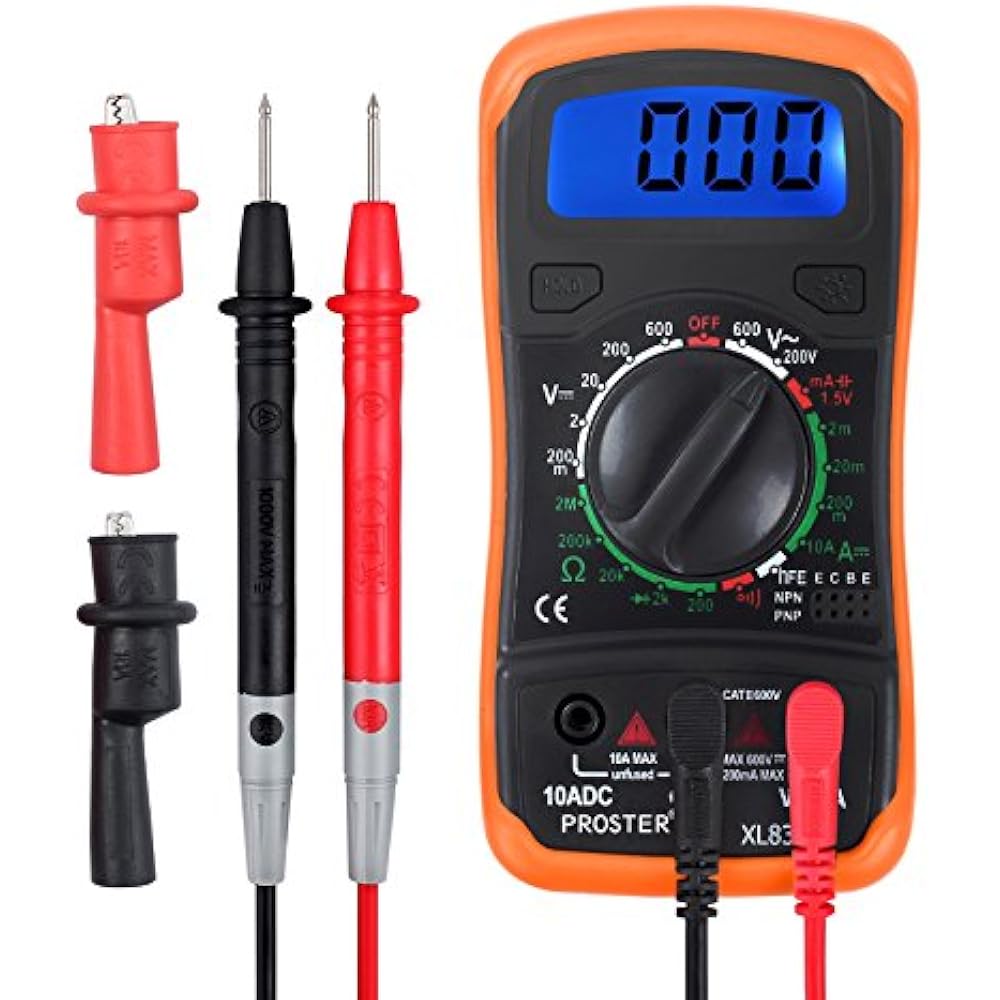 Autoranging Multimeters Mini Digital Pocket Voltage Tester AC DC