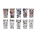 Garma 10 Pcs Temporary Tattoo Sleeves Arm Sunscreen Sleeves Accessories Fake Temporary Tattoo Sleeves, Tiger, Crown Heart, Skull, (10 pcs Temporary Tattoo Sleeves)