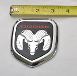 Dodge 3D Chrome Ram Head Grille Emblem