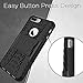 iPhone 7 Plus Case, FOGEEK Advanced Dual Layer Heavy Duty Protection [Shock Absorption Technology] Stylish Armor Strength Resistant Protective Cover for Apple iPhone 7 Plus 2016 (Black)