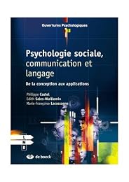 Psychologie sociale, communication et langage