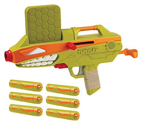 Teenage Mutant Ninja Turtles T-Blasts Shell Cannon Michelangelo Talking Blaster