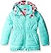Pink Platinum Girls' Puffer Jacket with Big Dots Print Lining