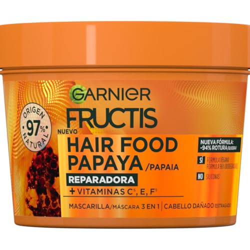 Fructis Hair Food Mascarilla Capilar Papaya, 400ml