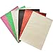 Glitter Faux Leather Fabric Sheets- 6 Pieces Assorted Colors A4 Size Precut Shiny Superfine Canvas Back for Bag Making, Hat Making, Hair Crafts Making, Jewelry Making, Sewing, Shoe Making