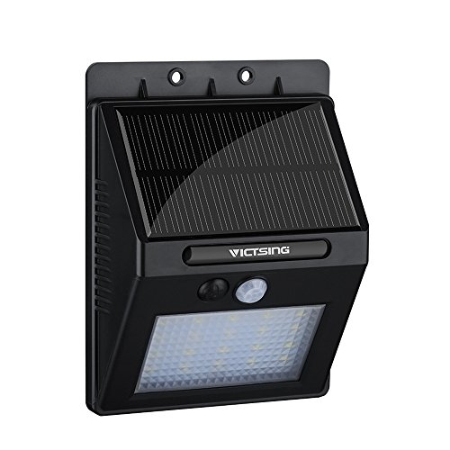 VicTsing Waterproof Wireless 20 LED Solar Motion Sensor Wall Light