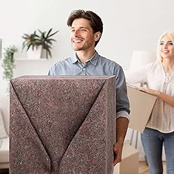 12 Textile Moving Packing Blankets - 54 x 74 Inches