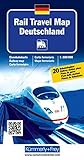 Germany Rail Travel Map: KF.DE.RAIL by 