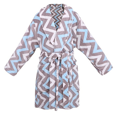 Simplicity Children Boys Girls Printed Beachwear Cover up, Muti Wave, L