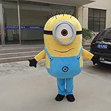Despicable Me Minions Mascot Costume Cosplay Costumes (M, As picture)