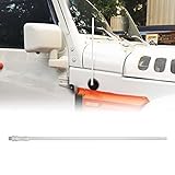 Antenna Compatible with Jeep Wrangler JK JKU Rubicon Sahara (2007-2017) | 7 inches & 13 inches Aluminum Antenna Replacement | Designed Optimized FM/AM Reception