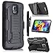 Galaxy S5 Active Case, Samsung Galaxy S5 Active G870 Case, StarShop iRobot Dual Layer Holster Case with Kickstand and Locking Belt Swivel Clip Black