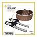 Weightlifting Belt for Men and Women, 10mm Thick - Brown Skin Leather - Single Prong - For Weight Lifting, Power Lifting, Cross Fit and Lower Back Support (Medium)