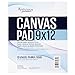 Artlicious - 9x12 Canvas Pads, 10 Sheets, 100% Duck Canvas, Triple Primed, Alternative to Stretched Canvas, Panels or Boards (2 Pads)