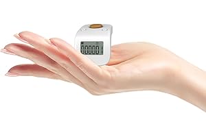 Cabilock Rechargeable Finger Counter for Chanting Buddha's Name Mini Digital Tally Counter Electronic Finger