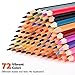 VicTsing Colored Pencil Set with Case, 72 Premium Pre-Sharpened Color Pencils for Kids Grils & Adults Coloring Books Artists Sketching - 72 Count