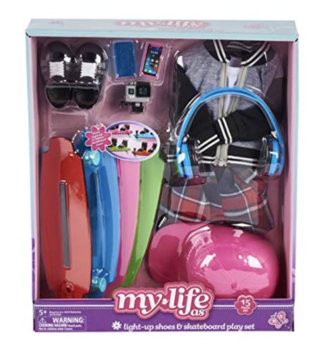 my life skateboard playset
