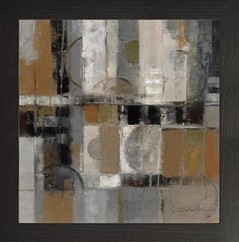 Frame Company Watson Range Circles and Squares by Silvia Vassileva, Photo Frame - 5 x 5 Inches, Black