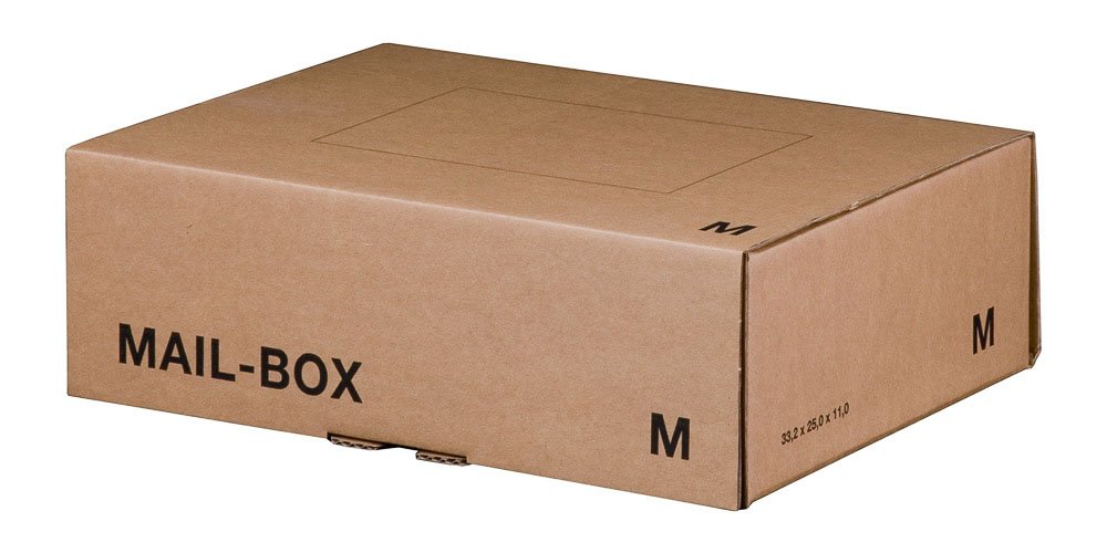Smartbox Mailbox Mailing Carton Easy Assemble M Brown 325x240x105mm Ref 141312162 [Pack of 20]
