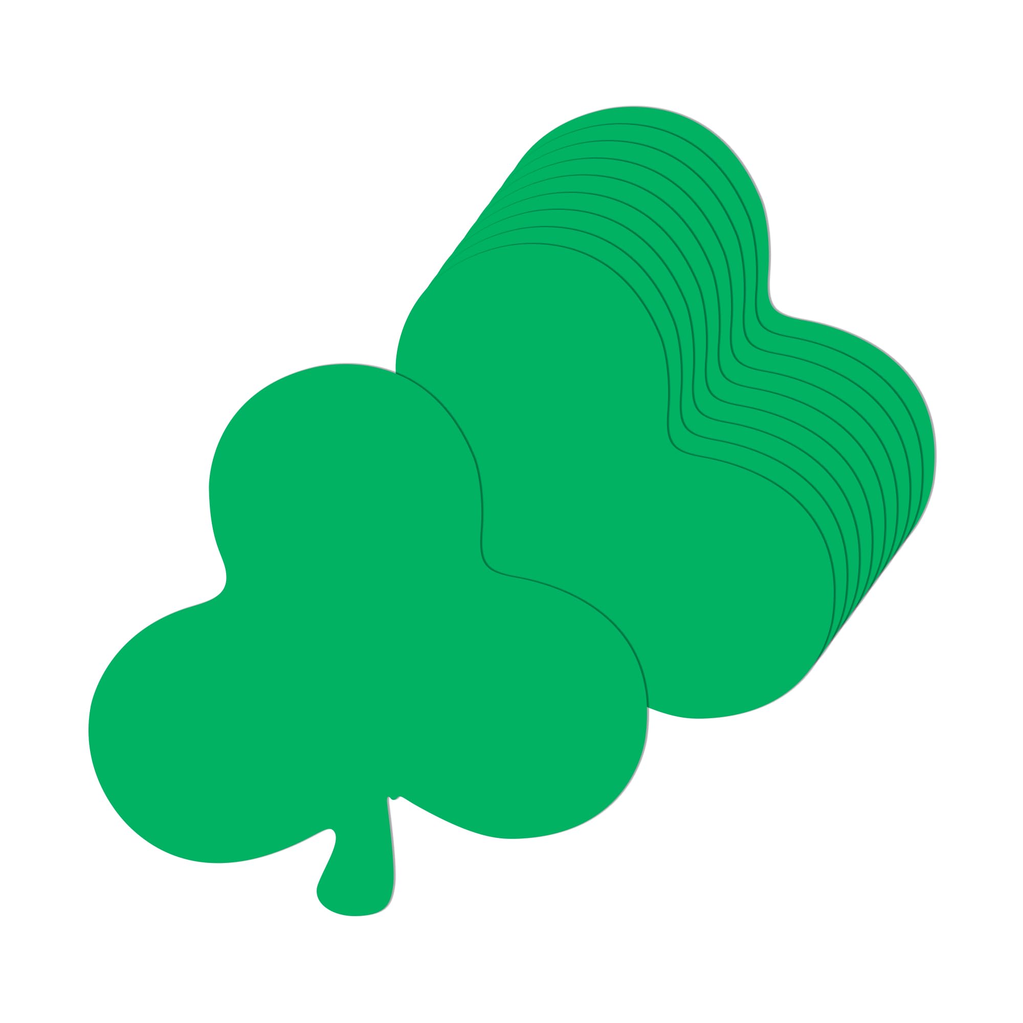 Hygloss Shamrock Shape Paper Cut-Outs for Arts & Crafts-Many Creative Uses-St. Patrick’s Day Activities-Vibrant Green-6 Inches- 240 Pcs Image Hygloss Shamrock Shape Paper Cut-Outs for Arts & Crafts-Many Creative Uses-St. Patrick’s Day Activities-Vibrant Green-6 Inches- 240 Pcs Image