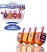 The Dreidel Company Multi Colored Hand Painted Wooden Dreidels, The Hanukkah Game, Let's Play Dreidel (4-Pack)