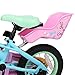 DRBIKE Doll Bike Seat with DIY Decals for Girls Bike Kids Bike Accessories Doll Carrier Fits Standard Sized Dolls and Stuffed Animals Cherry