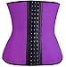Pandolah Women Sport Latex Steel Boned Corsets and Bustiers Waist Training Cincher