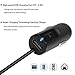 WOOPOWER FM Transmitter, Wireless Radio Adapter Car Kit with 3.5mm Audio Plug and USB Car Charger (5V/2.4A) for and Any Smart Phones with 3.5mm Audio Plug, MP3, MP4, iPad, iPod and Etc