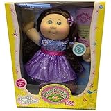 Cabbage Patch Kids Sparkle: Brown Hair/green Eyes/purple Dress