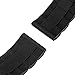 TRUMiRR 22mm Silicone Rubber Watch Band Strap for Samsung Gear S3 Classic Frontier, Galaxy Watch 46mm, Gear 2 R380 R381 R382, Moto 360 2 46mm Men, Asus Zenwatch 1 2 Men, Pebble Time, Black