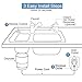 Disposal Sink Top Switch, Garbage Disposal Wireless Switch - Remote control-No Drilling on Sink Top - No Wiring-Stick On Sink Top/Counter Top for Waste Disposer