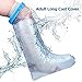 Waterproof Leg Cast Cover for Shower. Reusable, Thick Adjustable Protector Bag to Keep Casts and Bandages Dry. Full Watertight Protection for Broken or Injured Legs, Knees, Ankles, Fingers, Heels.