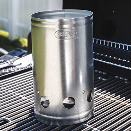 KINGSFORD Heavy Duty Deluxe Charcoal Chimney Starter BBQ Chimney