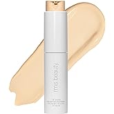 RMS Beauty ReEvolve Natural Finish Liquid Foundation – Lightweight, Hydrating, Buildable Coverage for Medium Skin Tone Evenness, Nourishing & Long-Lasting, 1 fl oz
