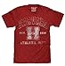 Tee Luv Men's Harvard University Athletic Department T-Shirt, Crimson Heather, M