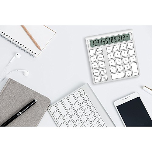 Cateck 2-in-1 Aluminum Bluetooth Wireless Smart Keypad & Calculator Combo for Apple Wireless Magic Keyboards[ 2 AAA Batteries Included] - Thumbnail 5