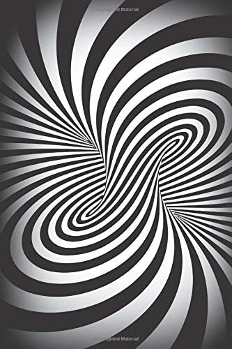Optical Illusion Spiral: Blank Lined Notebook, Journal or Diary