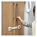 Philorn Child Safety Locks for Cabinets, Baby Proof Safety Latches, Safety Straps for Doors/Drawers/Refrigerator/Cupboard/Toilet & More. No Tools/Drill. Pre-Applied Long-Lasting 3M Adhesive [8 Packs]